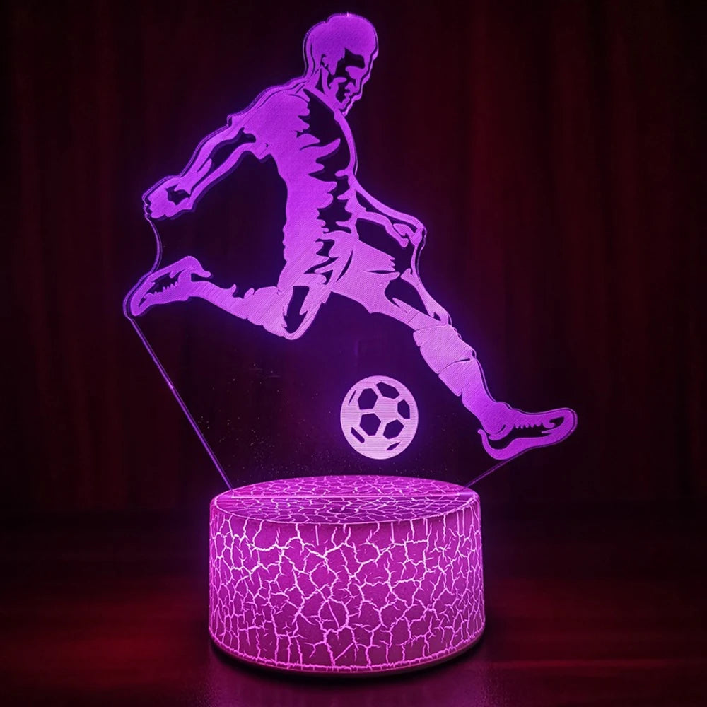 Fussball Nachtlicht in Frankenschützen