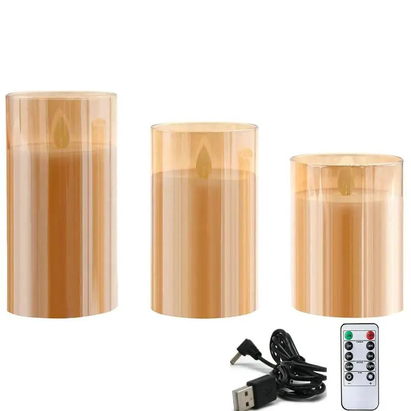 Led Kerzenständer Nachtlicht golden
